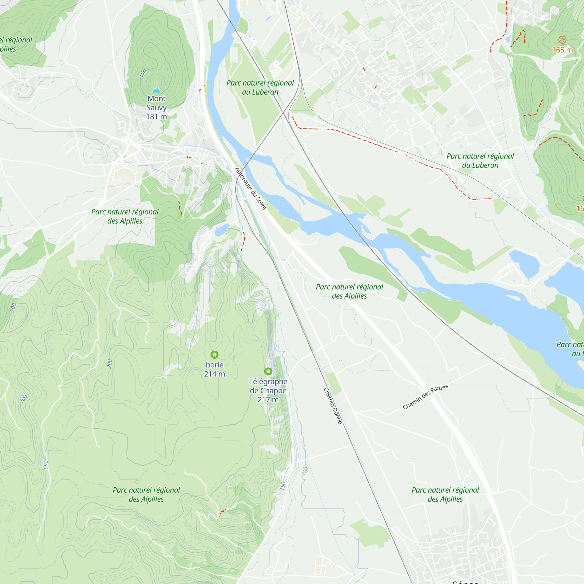 Le Relais des Fumades map