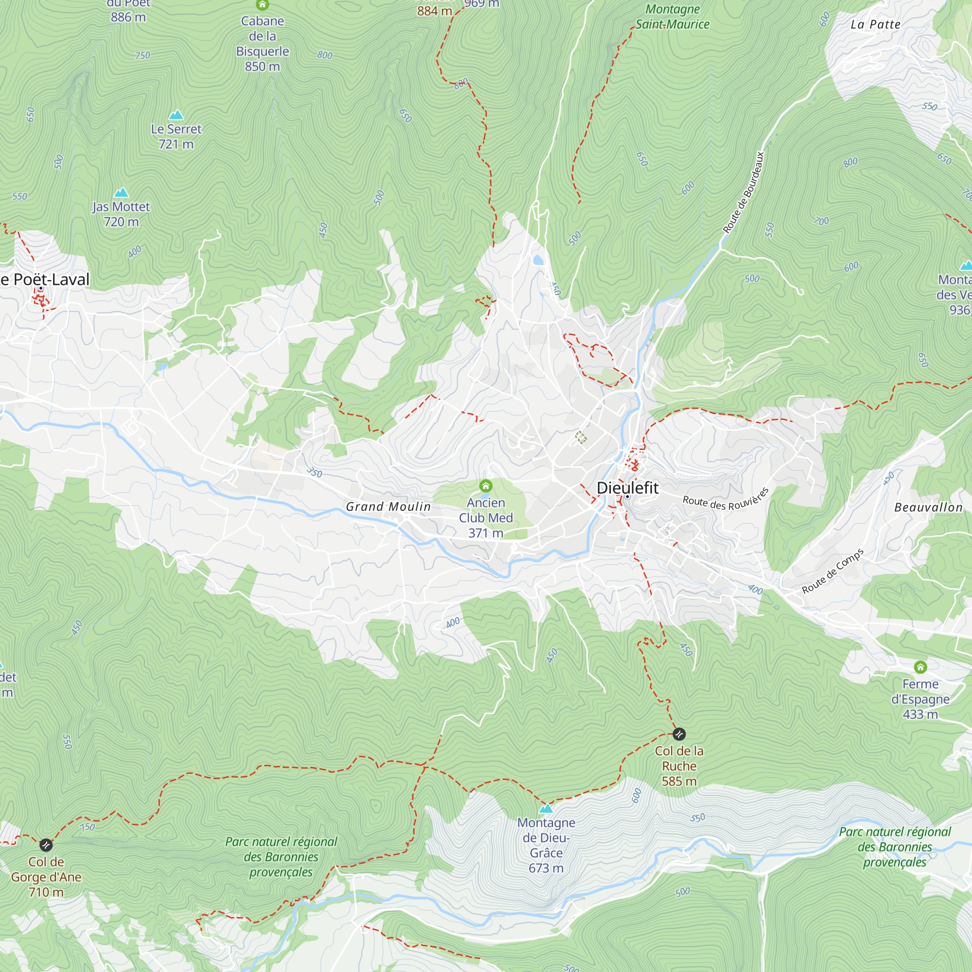 Ancien Club Med map