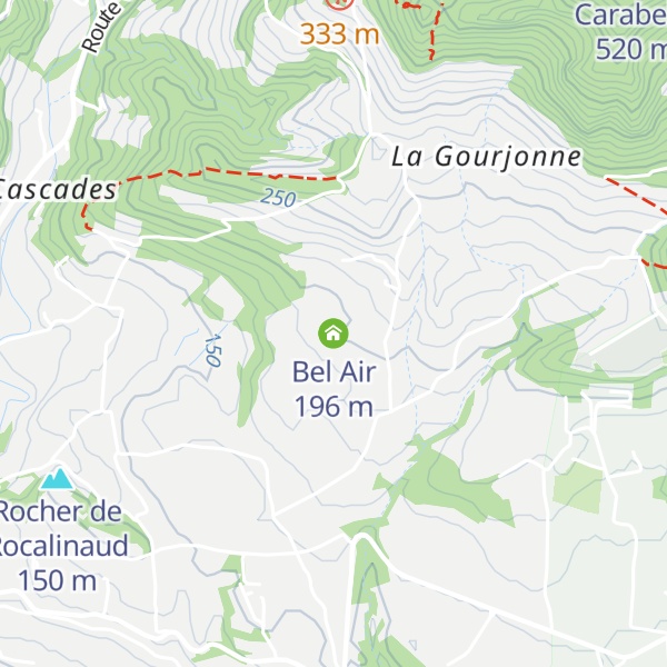 Map of Bel Air