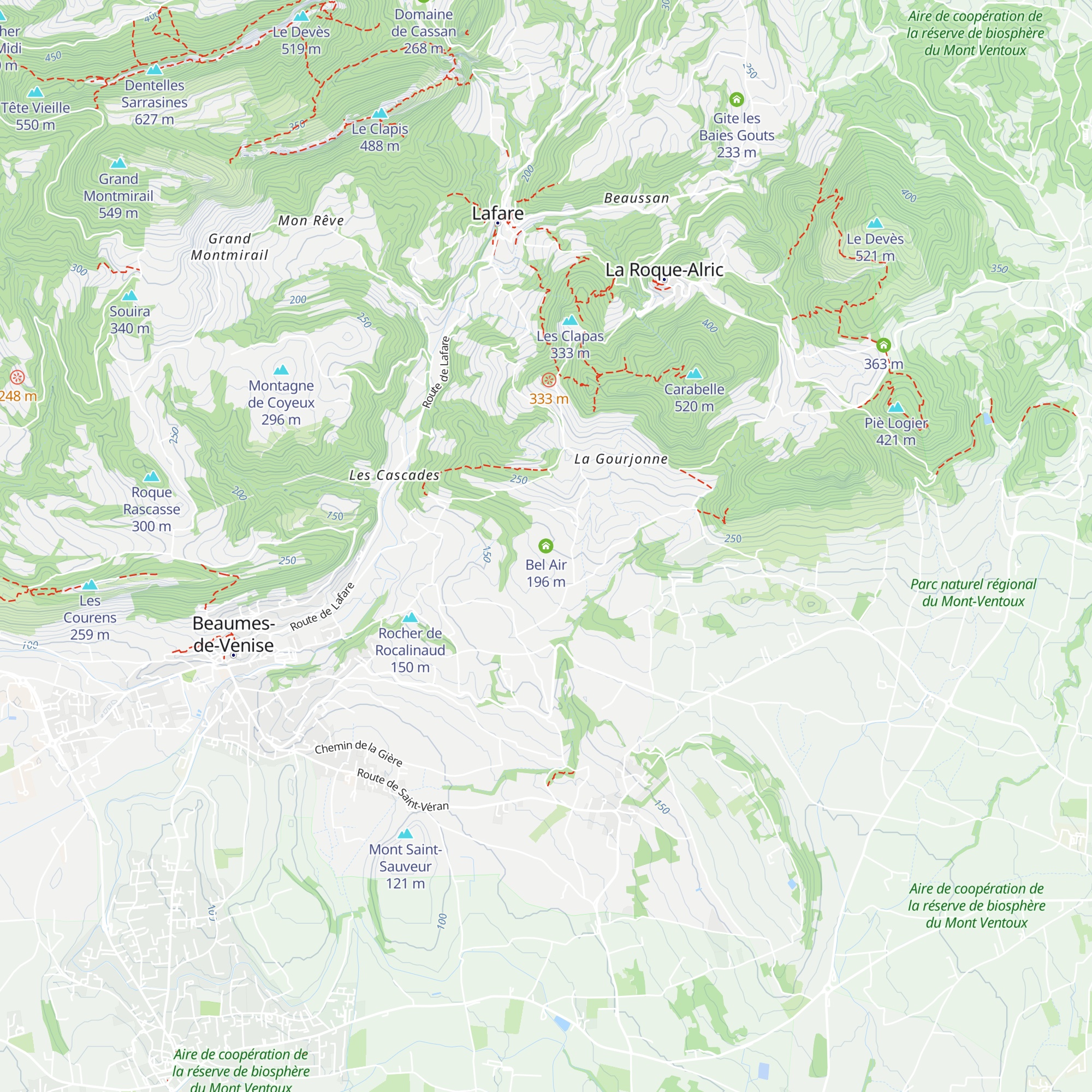 Bel Air map