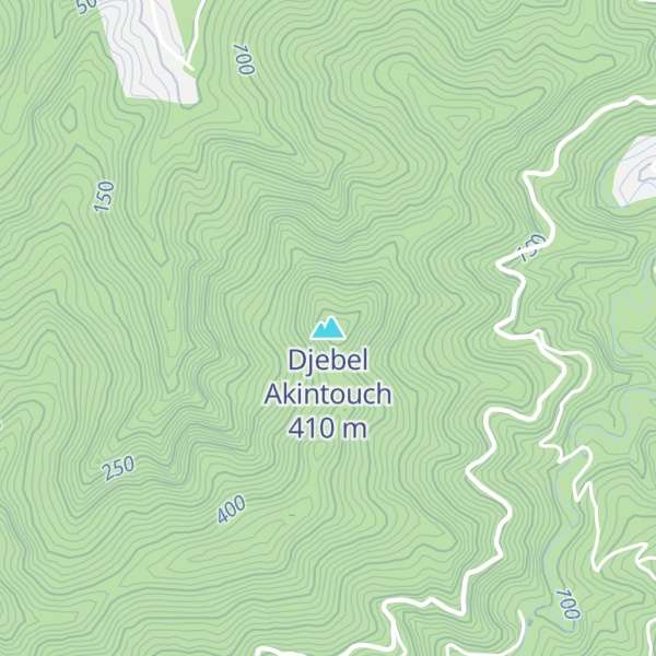 Map of Djebel Akintouch