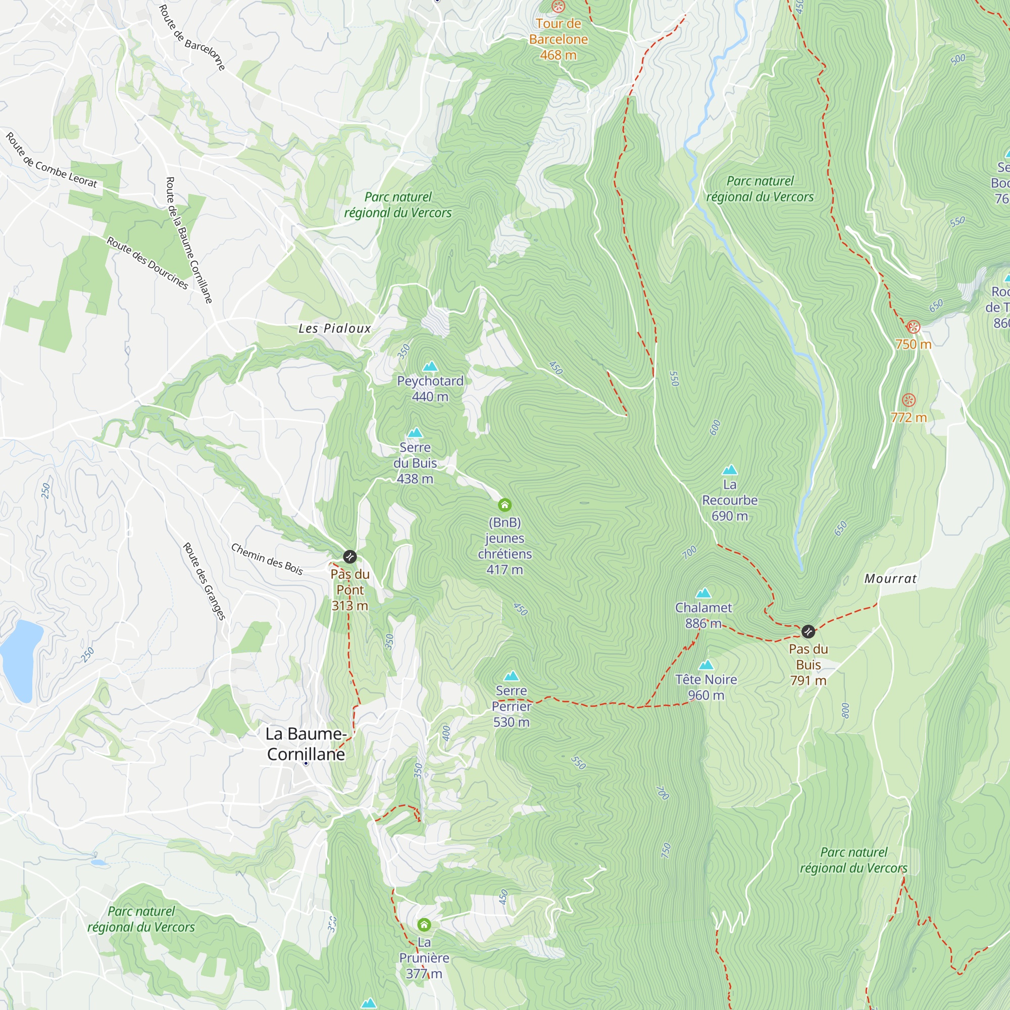 (BnB) jeunes chrétiens map