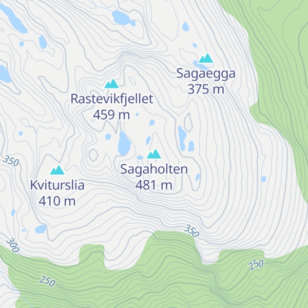 Map of Sagaholten