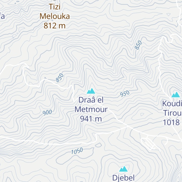Map of Draâ el Metmour