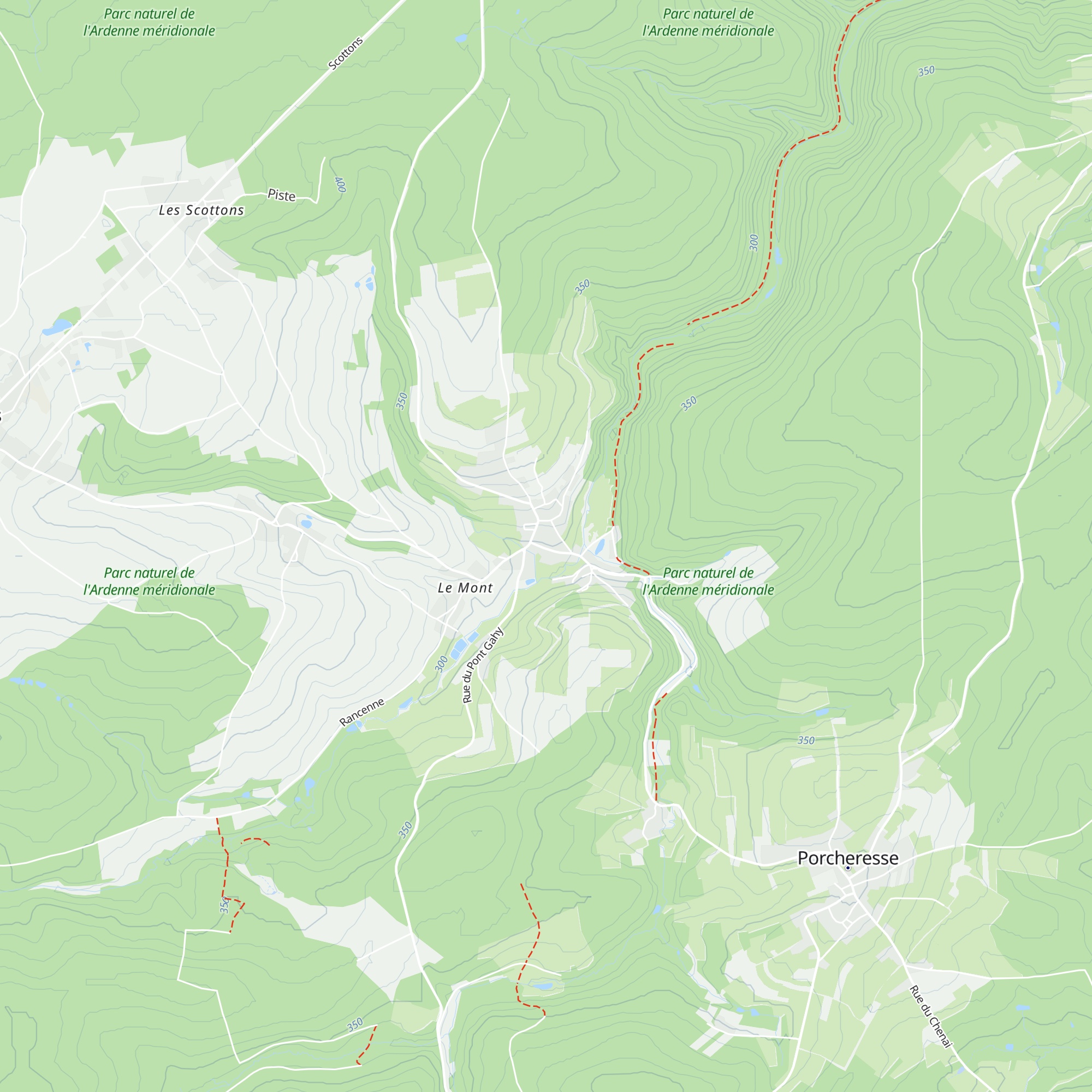 Gîte Le Soudard map