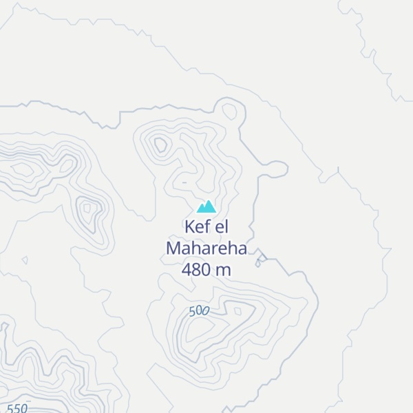 Map of Kef el Mahareha