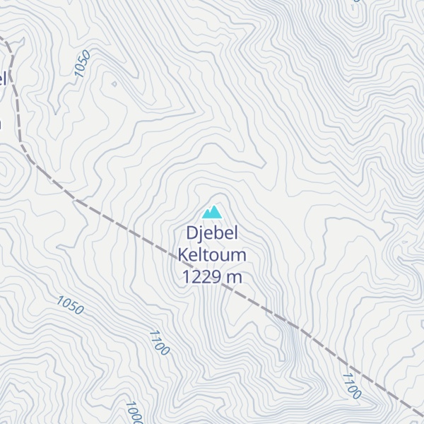 Map of Djebel Keltoum