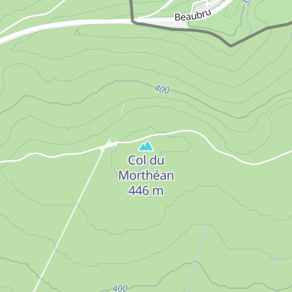 Map of Col du Morthéan