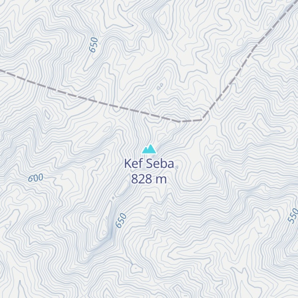 Map of Kef Seba