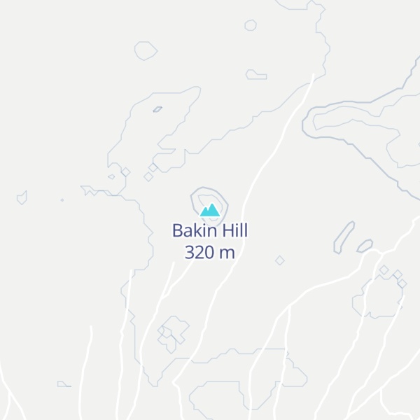 Map of Bakin Hill
