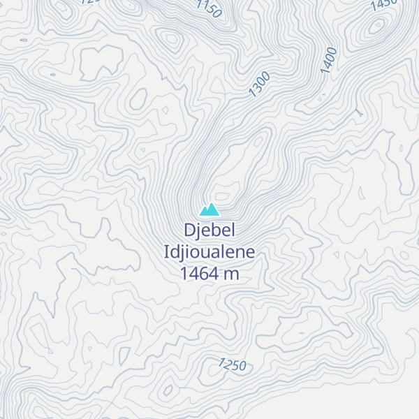 Map of Djebel Idjioualene