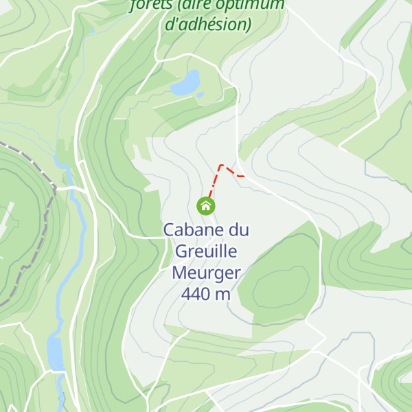 Map of Cabane du Greuille Meurger