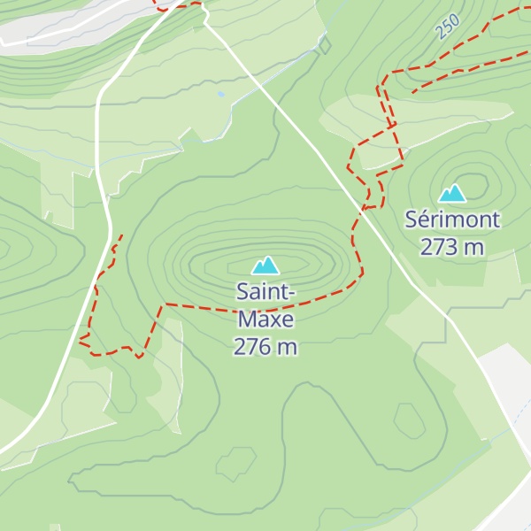Map of Saint-Maxe