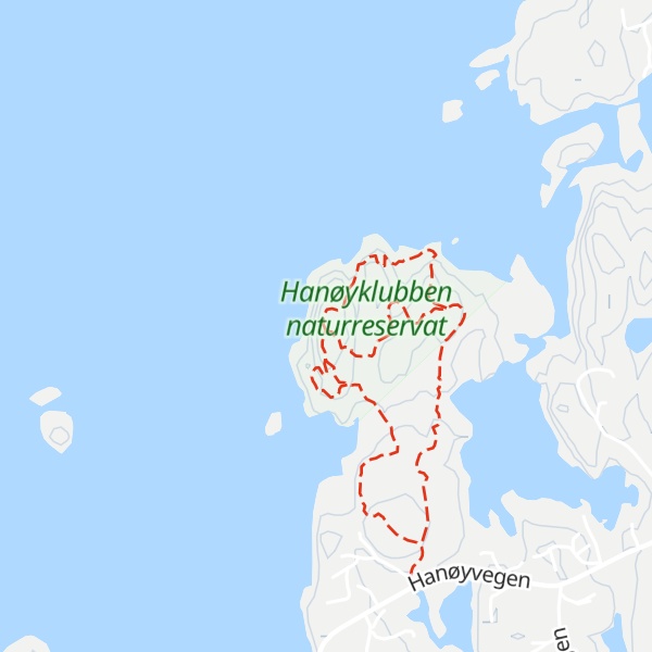 Map of Hanøyklubben