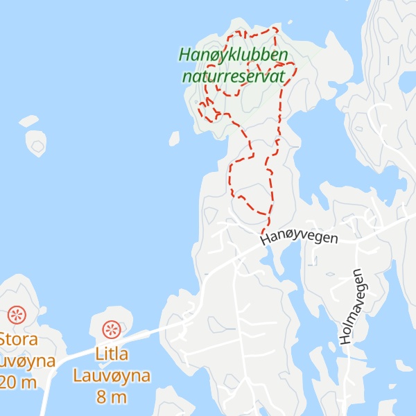 Map of Moltehaugen