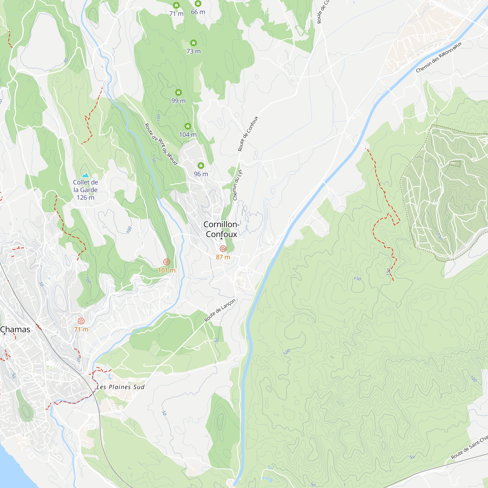 Gîte Le Petit Lys map