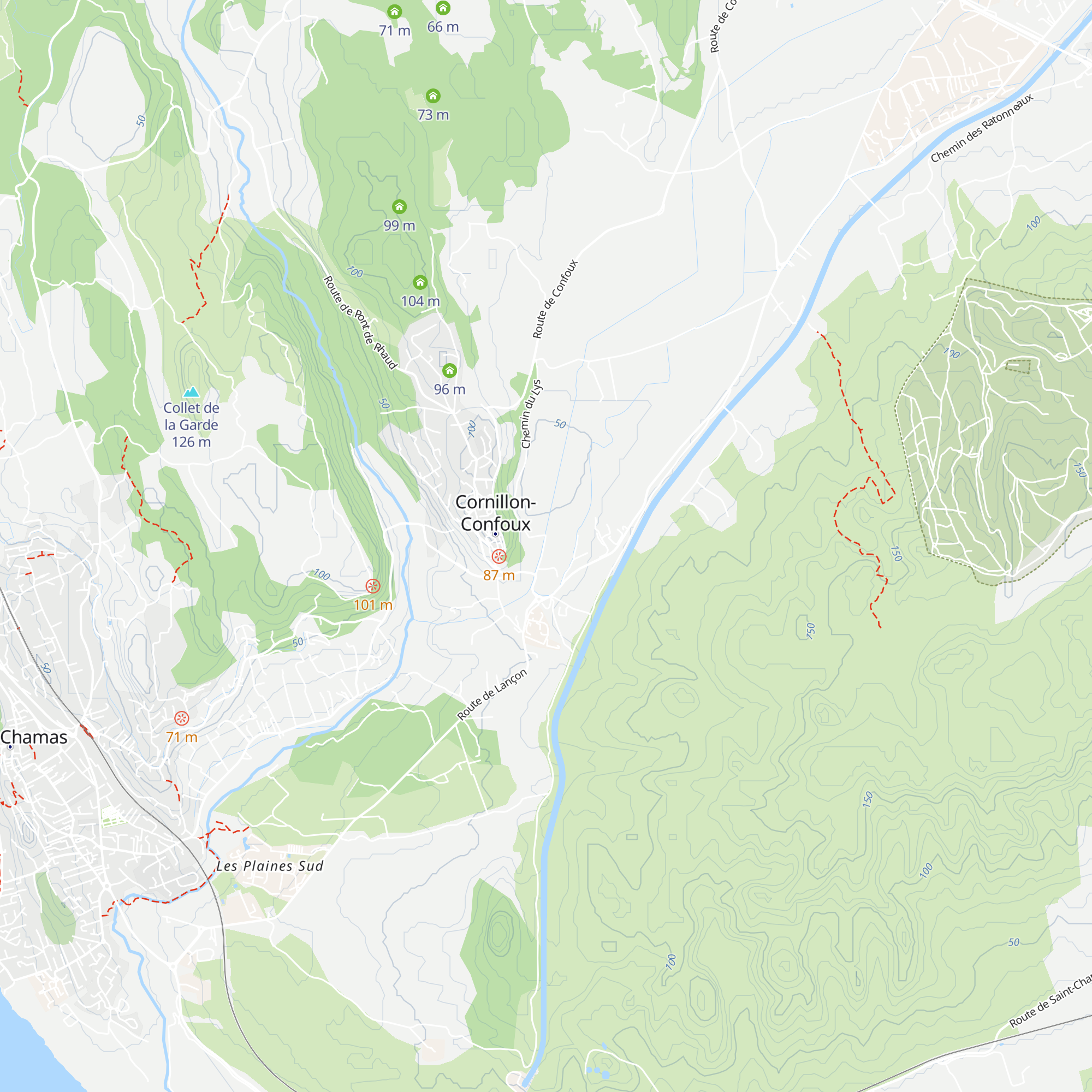 Gîte Le Petit Lys map