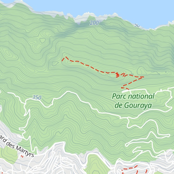 Map of Pic de la Dent
