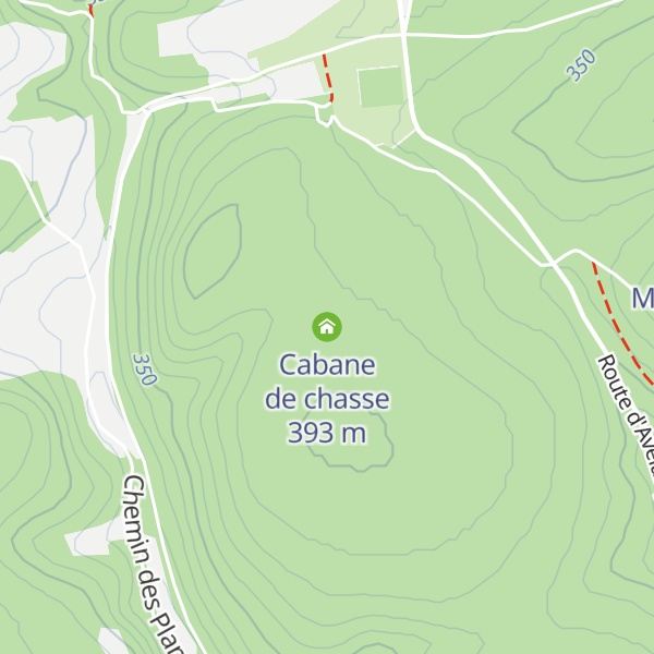 Map of Cabane de chasse