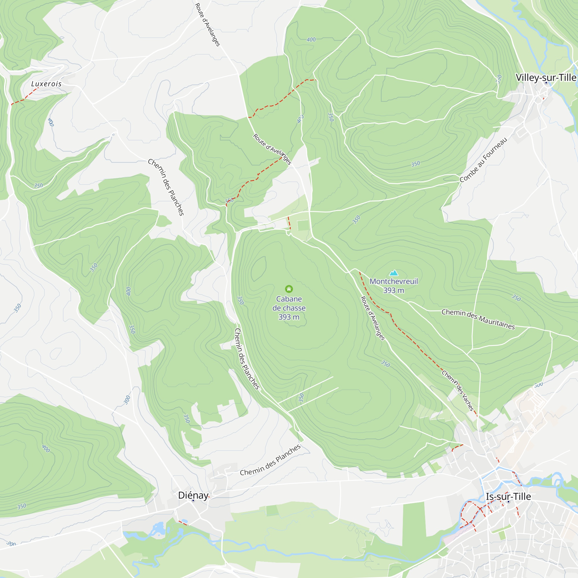 Cabane de chasse map