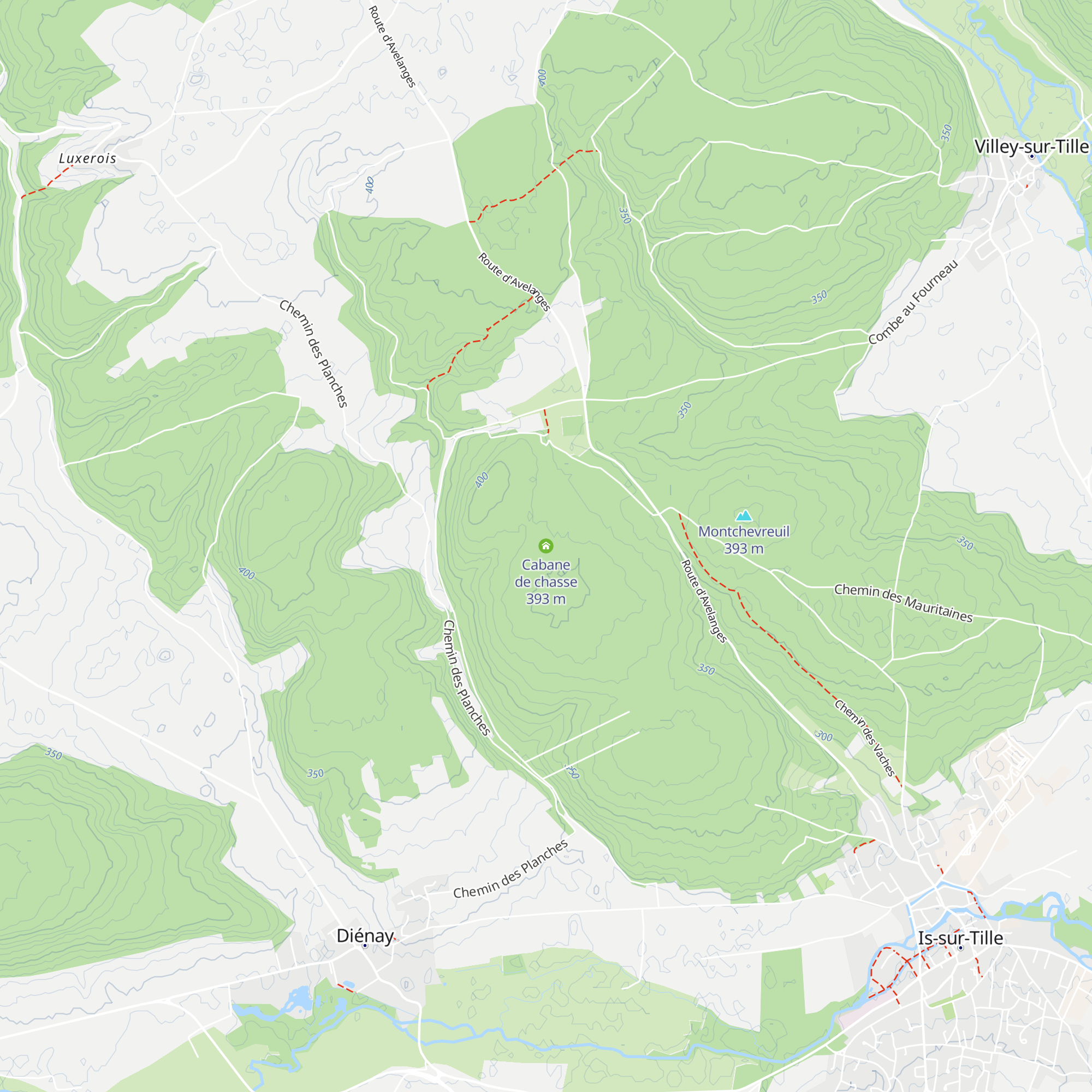 Cabane de chasse map