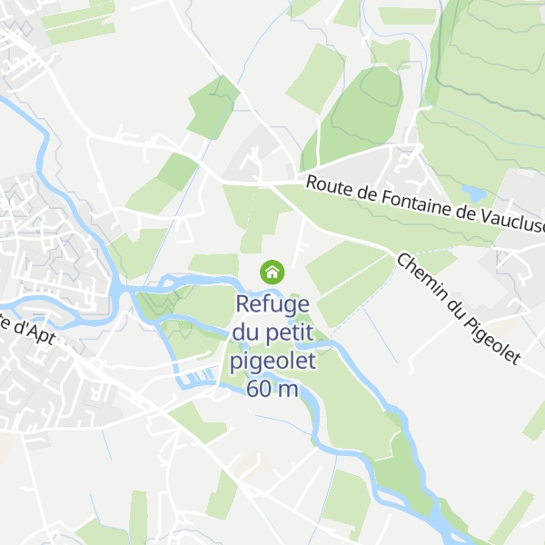 Map of Refuge du petit pigeolet