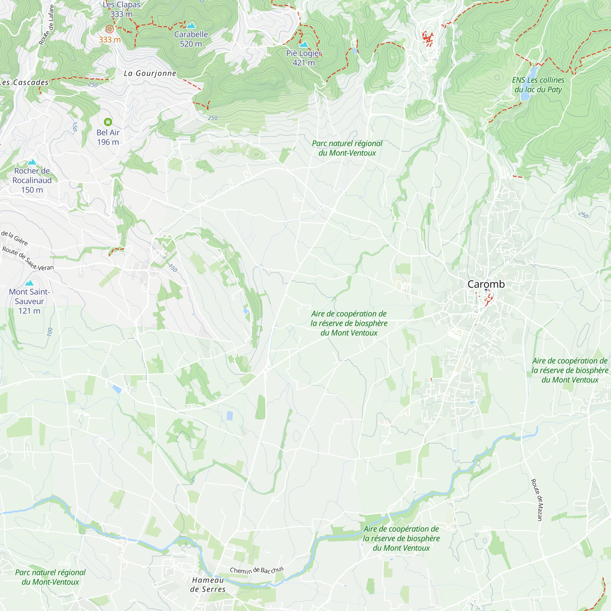 Gîte la farigoulette map