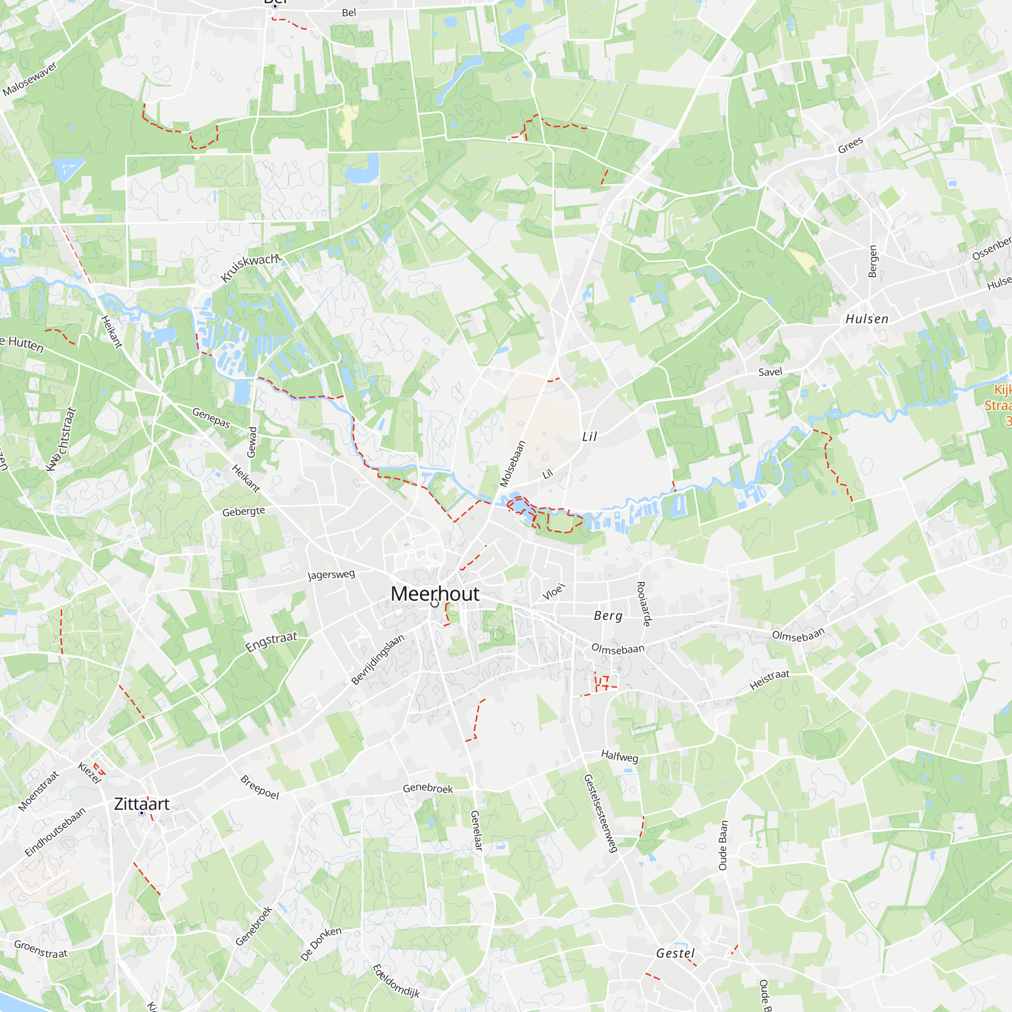 Bezoekerscentrum Grote Netewoud map