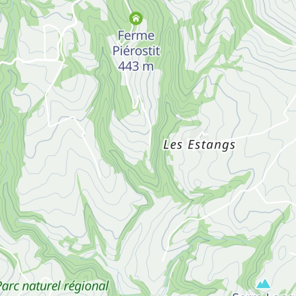 Map of Mas du Moure
