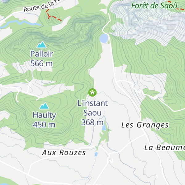 Map of L'instant Saou