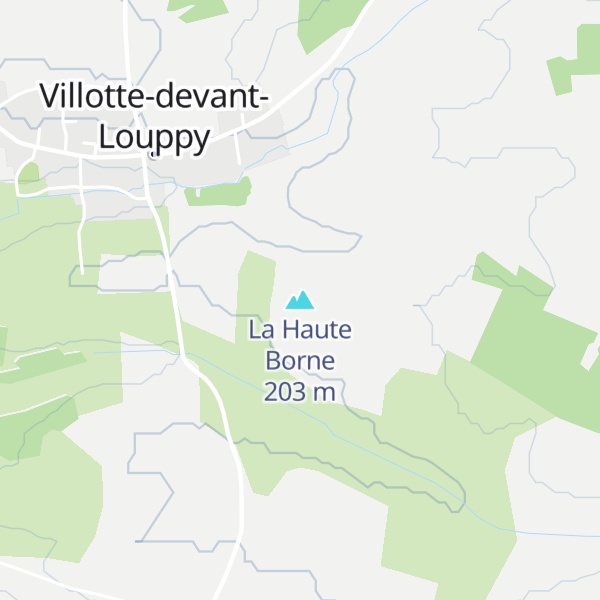 Map of La Haute Borne
