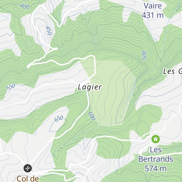 Map of La roulotte du Panicaut