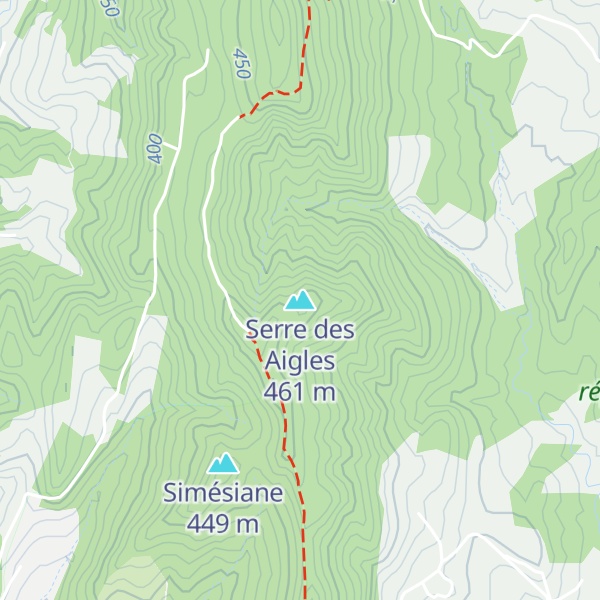 Map of Serre des Aigles