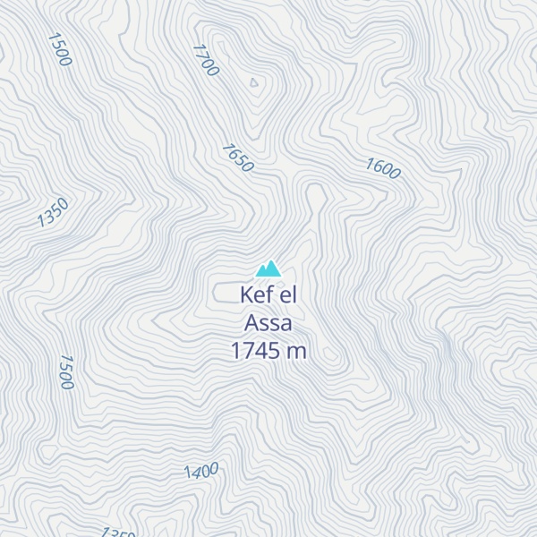 Map of Kef el Assa