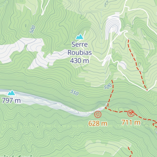Map of Cabane de Faucon