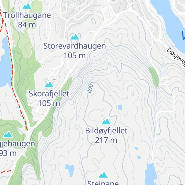 Map of Bildøynuten