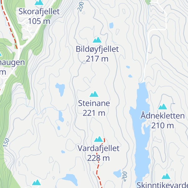 Map of Steinane