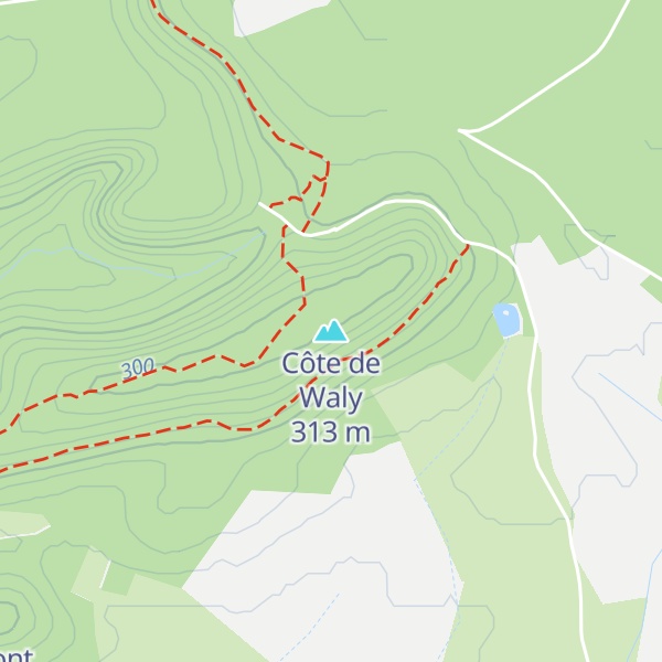 Map of Côte de Waly