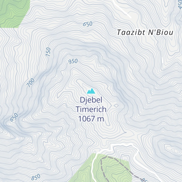 Map of Djebel Timerich