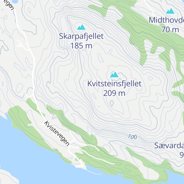 Map of Litlafjellet