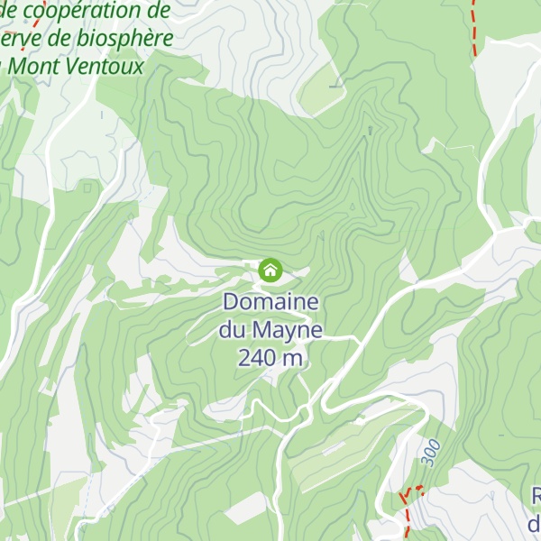 Map of Domaine du Mayne