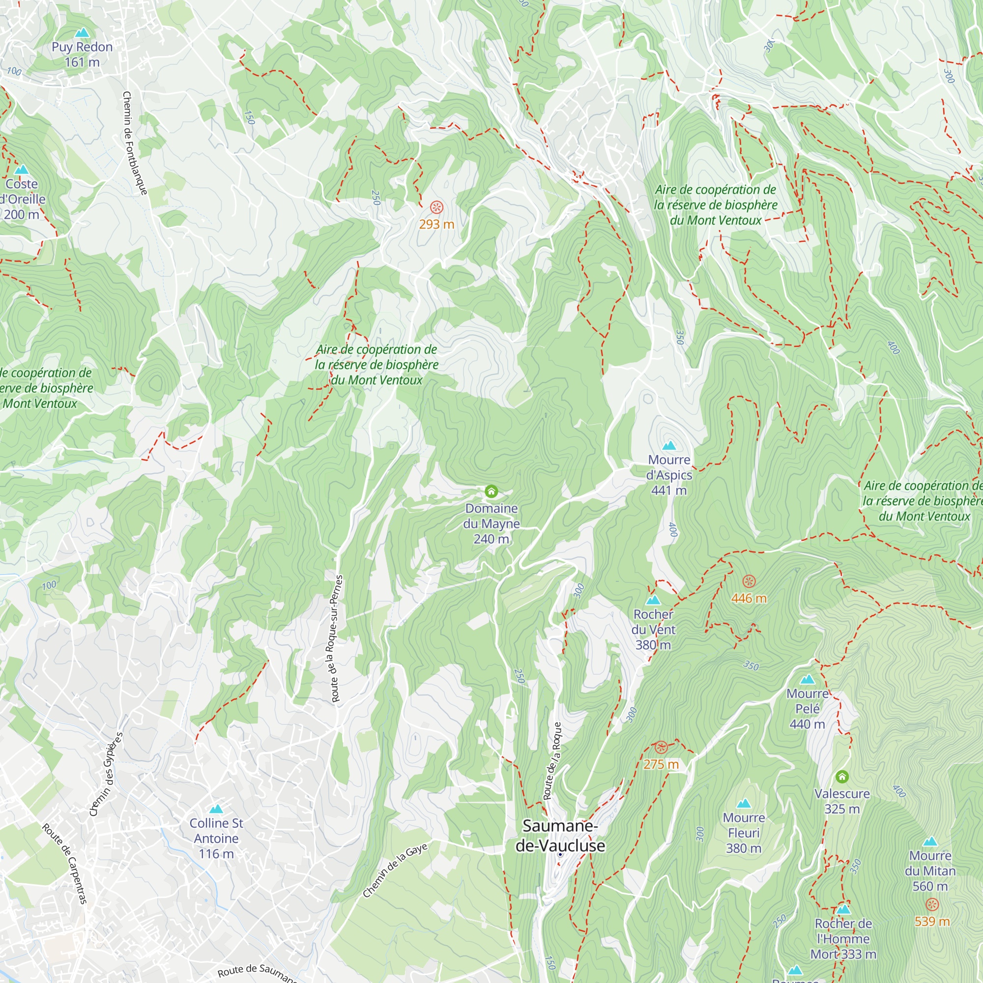 Domaine du Mayne map