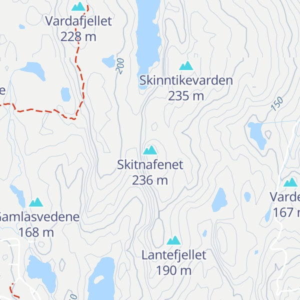 Map of Skitnafenet
