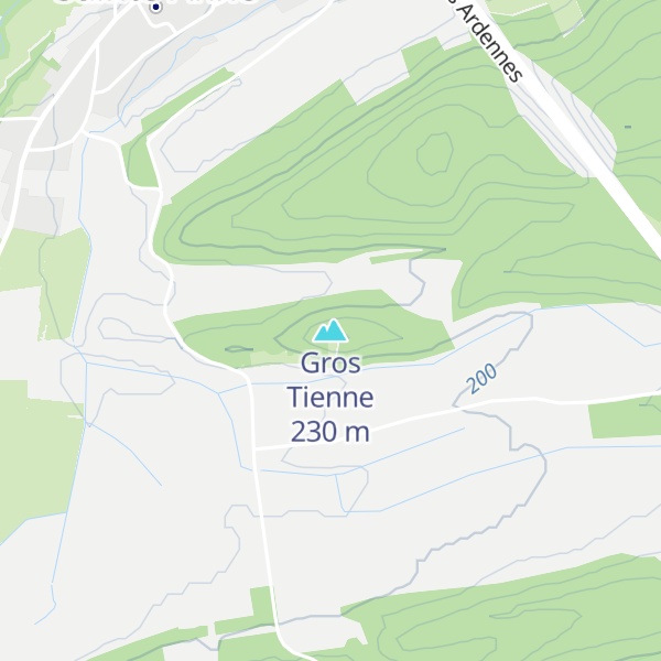 Map of Gros Tienne