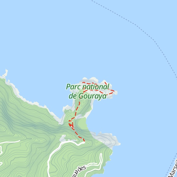 Map of Cap Carbon