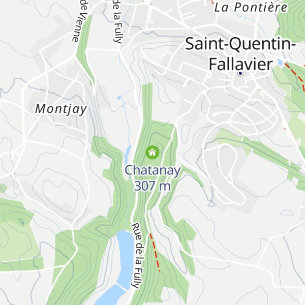 Map of Chatanay