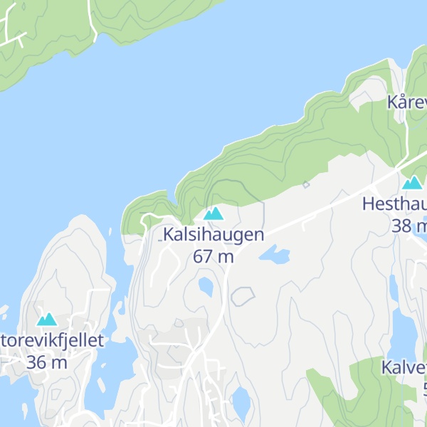 Map of Kalsihaugen