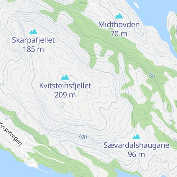 Map of Suvfjellet