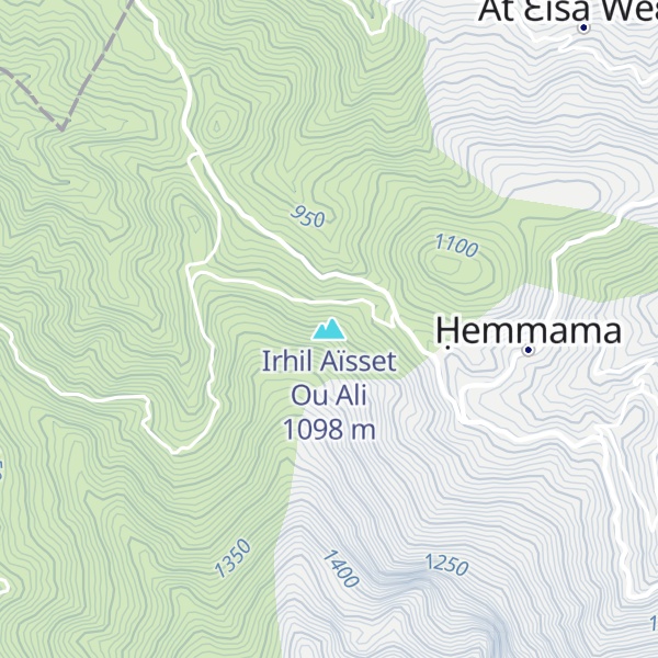 Map of Irhil Aïsset Ou Ali