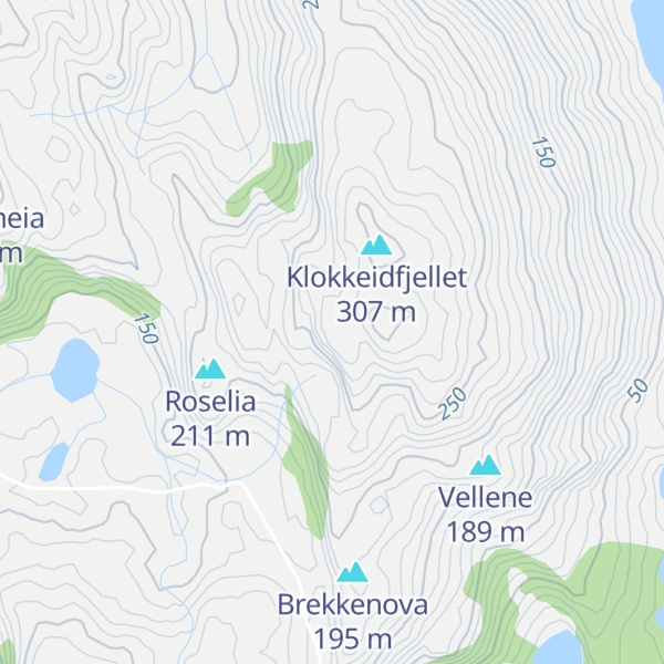 Map of Ramnefjellet